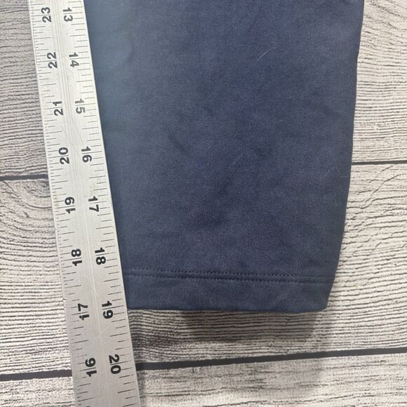 Women's Marika Cut Back High Waist Crop Leggings Blue High Waist Sz L workout - Picture 6 of 9